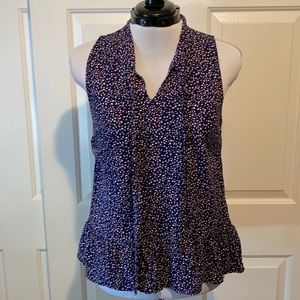 Sleeveless Print Top
